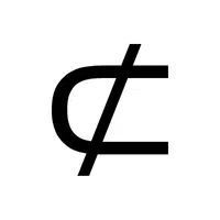 ⊄ (Not a Subset Symbol) Symbol Name in English