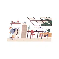 Attic | A Letter things in English for kids