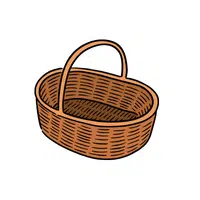 Basket | B Letter things for kids in English