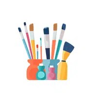 Brush | B Letter things for kids in English