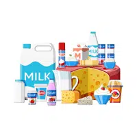 Dairy | D Letter Things for kids in English