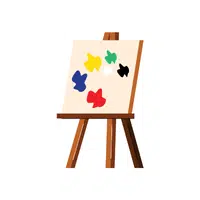 Easel | E Letter Things names for kids