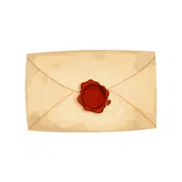 Envelope Seal Thing that start E for kids