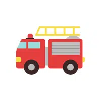 Firetruck | F letter Things for kids in English