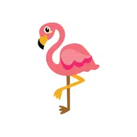 Flamingo | F letter Things for kids in English