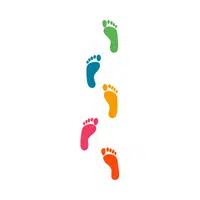 Footsteps | F letter Things for kids in English