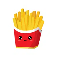 Fries | F letter Things for kids in English