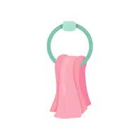 Hand towel rack | H letter Things names for Kids