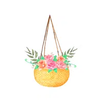 Hanging basket | H letter Things names for Kids
