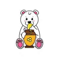 Honey bear bottle | H letter Thing for Kids