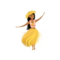Hula dancer toy | H letter Things names for Kids