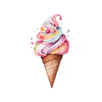 Ice cream Thing that start with I for Kids