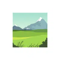 Valley nature word in English