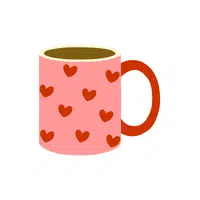 Mug | M letter things for Kids in English