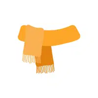 Orange Scarf | thing for kids