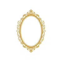 Oval Mirror | O letter things for kids