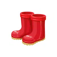 Rain Boots | R letter things Names for Kids