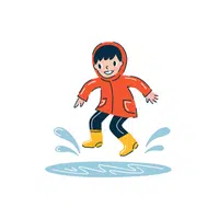 Rain Puddle | R letter things Names for Kids