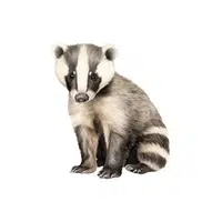 Badger | Wild Animals Names in English