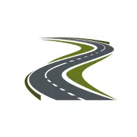 Paved road | Road vocabulary word in English