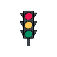 Traffic island | Road vocabulary words in English