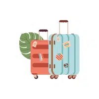 Baggage tag | Airport vocabulary words in English