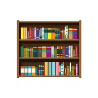 Bookcase | Storage items names in English