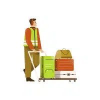 Checked baggage | Airport vocabulary words in English