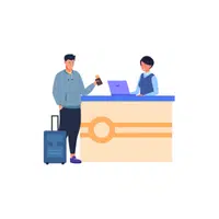 Departure card | Airport vocabulary words in English
