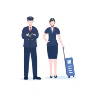 Flight attendant | Airport vocabulary words in English