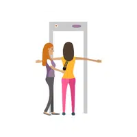 Metal detector | Airport vocabulary words in English