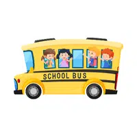 School bus | School vocabulary words for kids