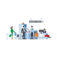 Security check | Airport vocabulary words in English