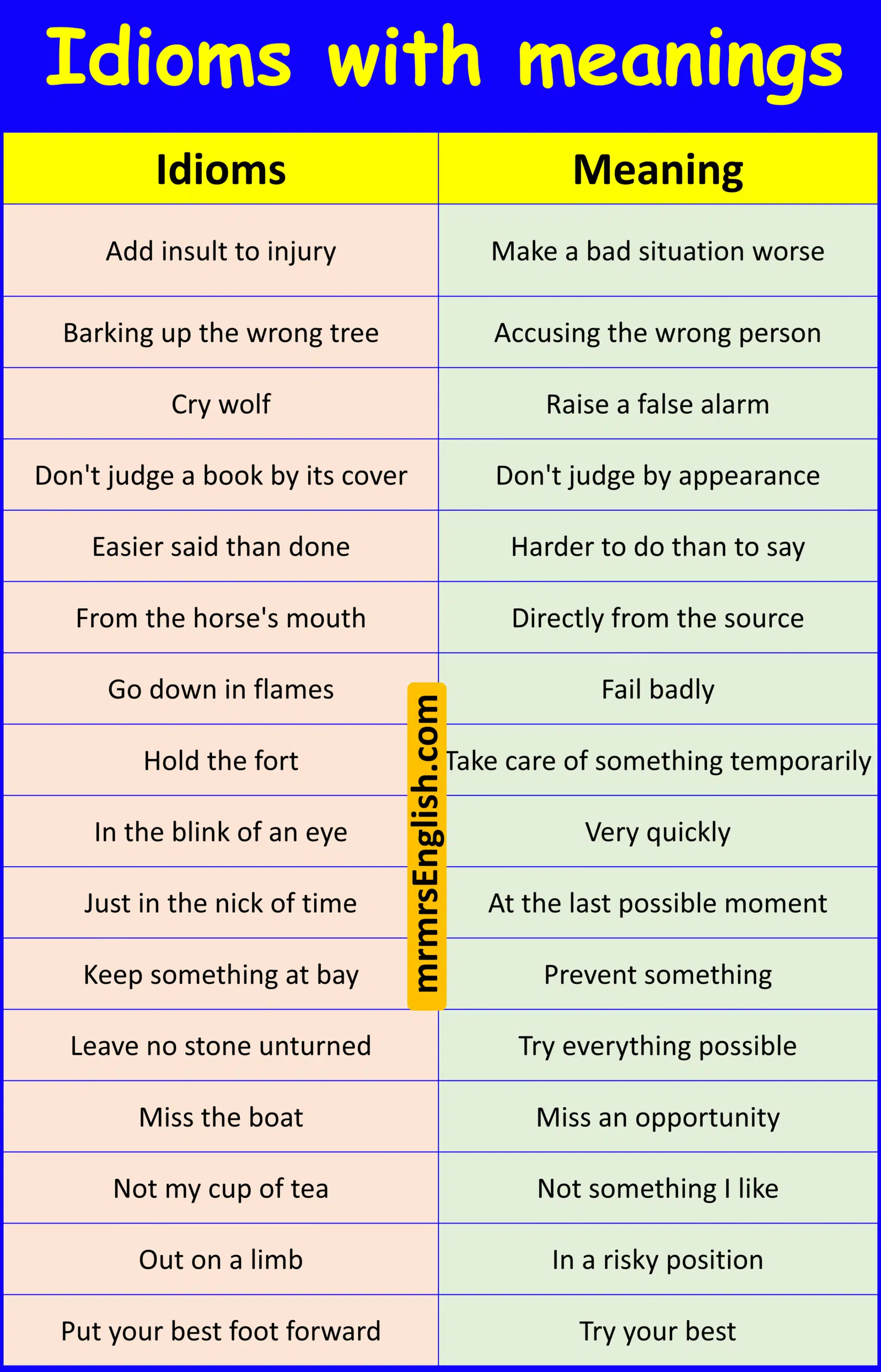 Simple other type of words 