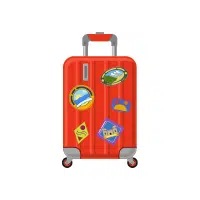 Suitcase | Airport vocabulary words in English
