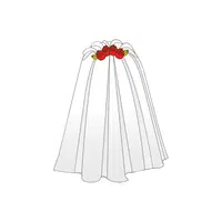 Veil | Wedding vocabulary words in English