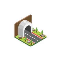 Incline tunnel | Playground items Names in English