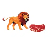 Lion – Meat - Animals Foods Names