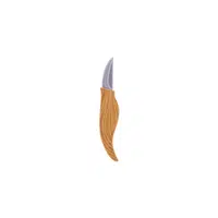 Wood carving knife