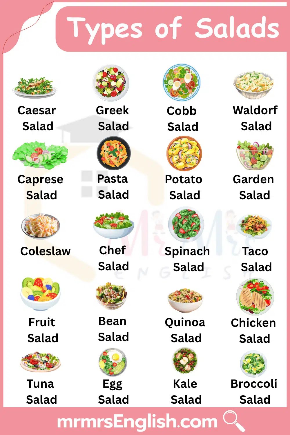 40 Delicious Types of Salads with Pictures