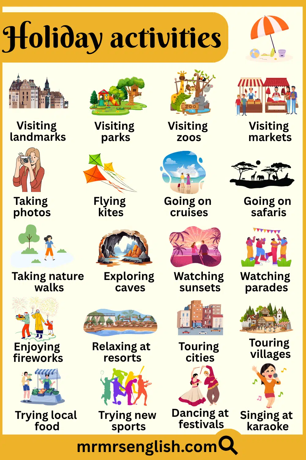 80 Holiday Activities with Pictures