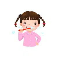 Brushing teeth | Good Habits Names in English