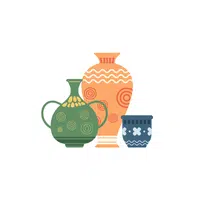 Ceramic pot | Garden Decor Items Names in English
