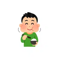Chewing food slowly