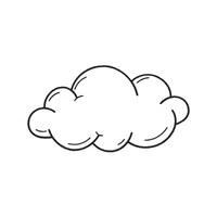 Cloud | Coloring Book Objects Names in English