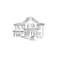 House | Coloring Book Objects Names in English