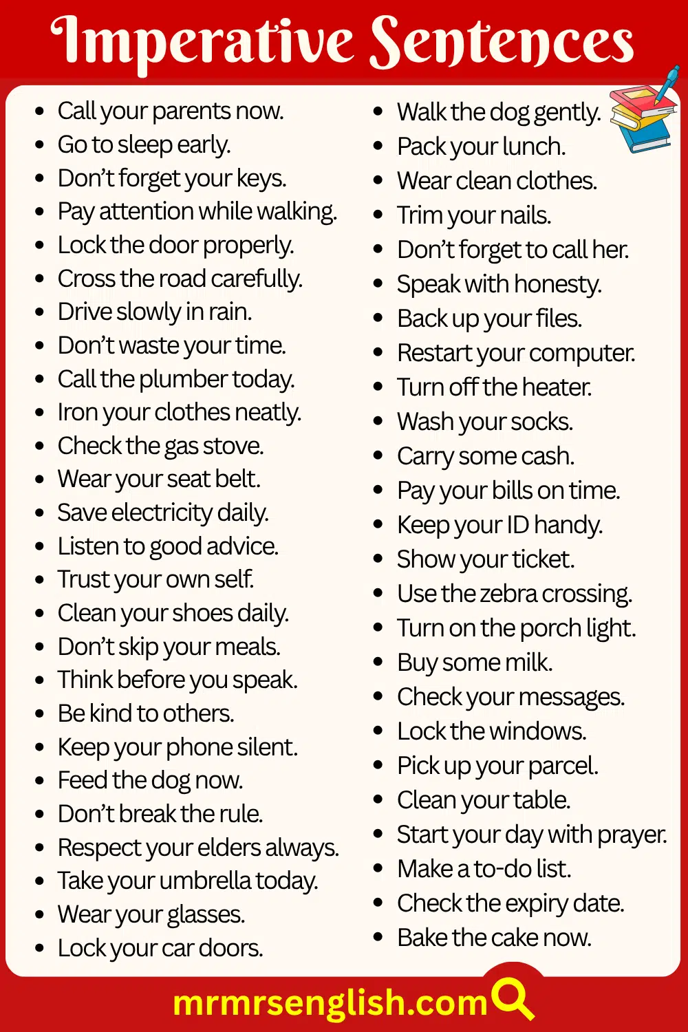 Learn Simple Sentence for Everyday Life Situations