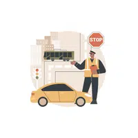Obeying traffic rules