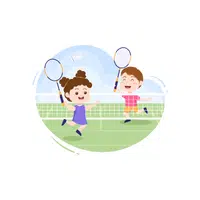 Playing Badminton | Holiday Activities Names
