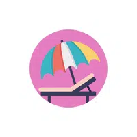 Poolside Umbrella | Swimming Items Names in English